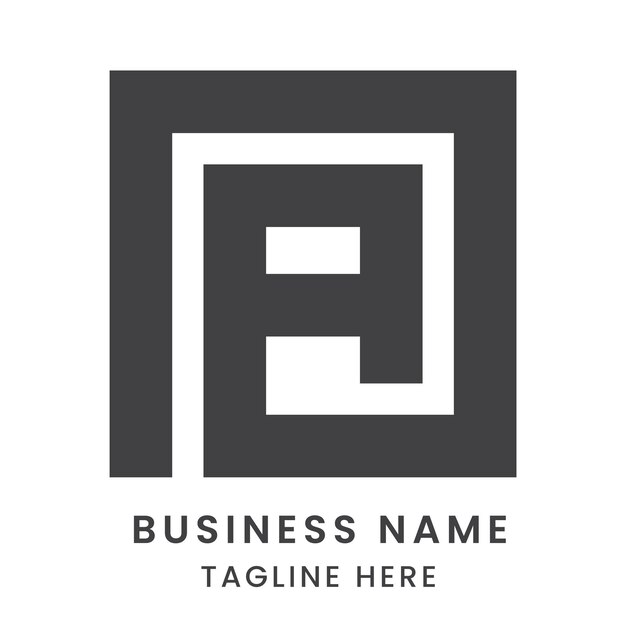 abstract monogram logo element template vector icon illustration