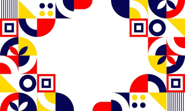 abstract mosaic flat design background
