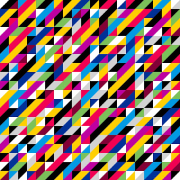 Abstract mosaic vector seamless background tiling geometric pattern for wallpapers wrapping paper or website backgrounds