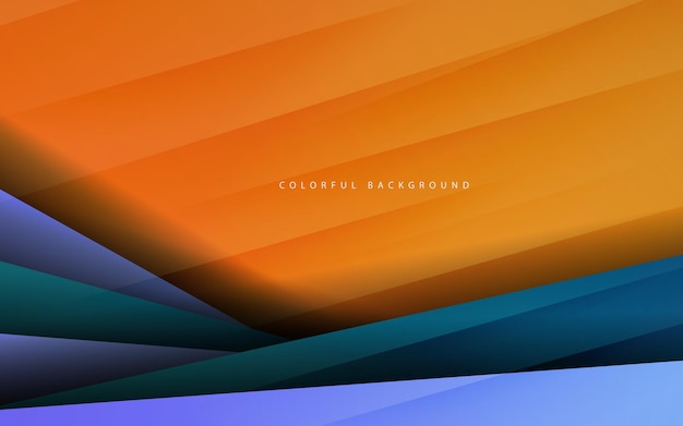 Abstract overlap layer background vector