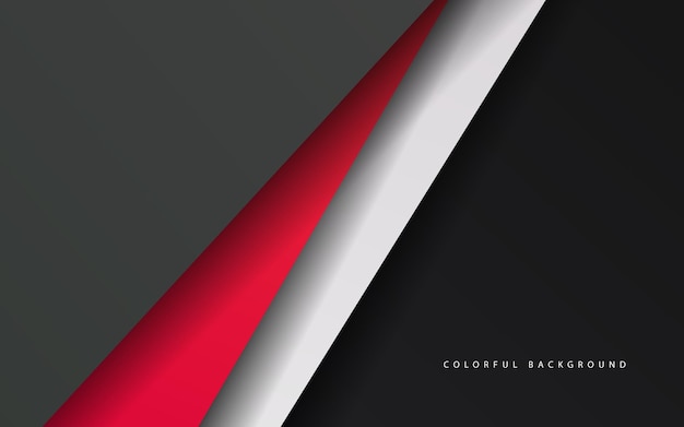abstract overlap layer black and red background