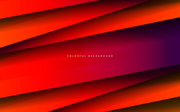 abstract overlap layer red color  background