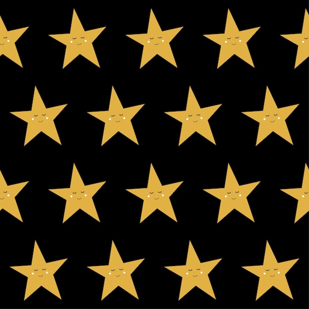 Abstract paper cut star seamless pattern background Childish crafted star for design holiday wrapping paper baby nappy textile birthday wallpaper etc