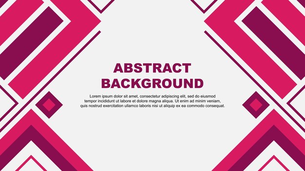 Abstract Pink Background Design Template Abstract Banner Wallpaper Vector Illustration Pink Flag