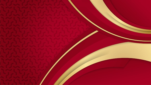 abstract red and gold luxury background