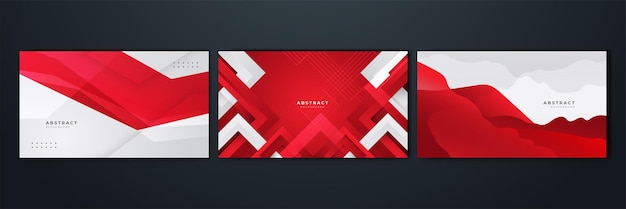 abstract red and white geometric gradient background