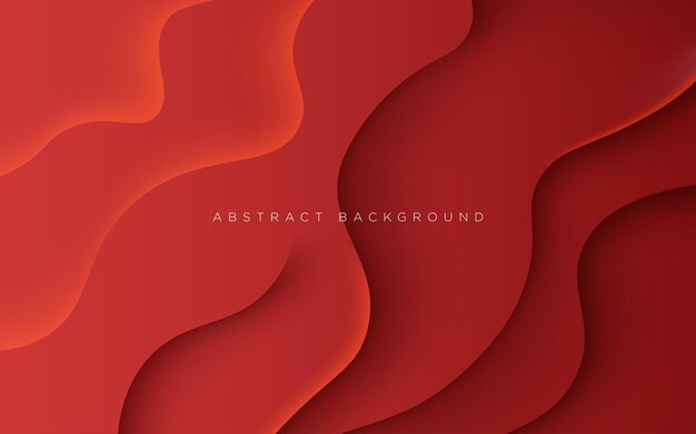 Abstract red diagonal shape light and shadow wavy background eps10 vector