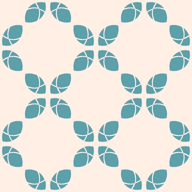 Abstract seamless pattern of different shapes. Ornamental geometric background. Mosaic tile.