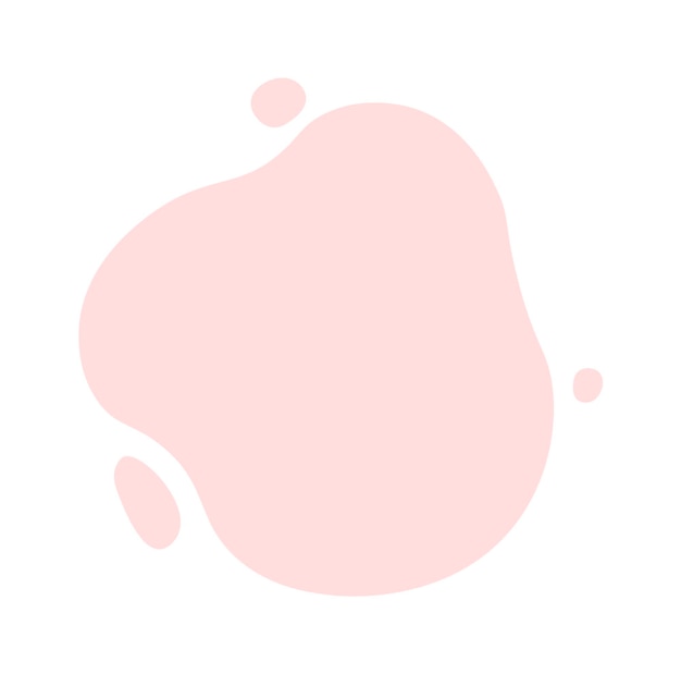 abstract shape blot vector illustration