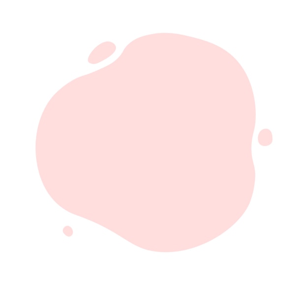 abstract shape blot vector illustration
