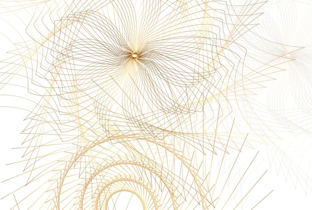 Abstract spiral rainbow design element on white background of twist lines Vector Illustration eps 10 Colourful waves with lines created using Blend Tool Templates for multipurpose presentation