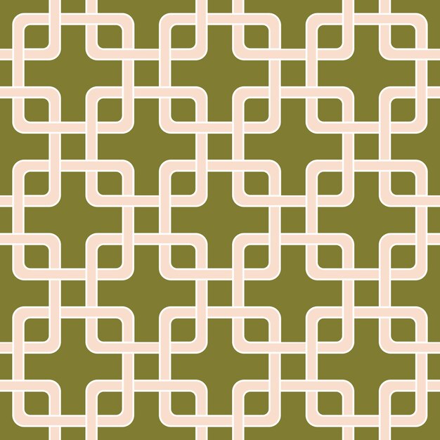 abstract square chains tile style art deco geometric seamless pattern trendy fashion colors