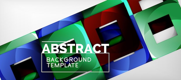 abstract squares geometric background can be used in cover design book design website background