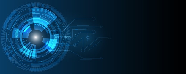 Abstract technology background,Hi-tech communication concept innovation background,science and technology digital blue background