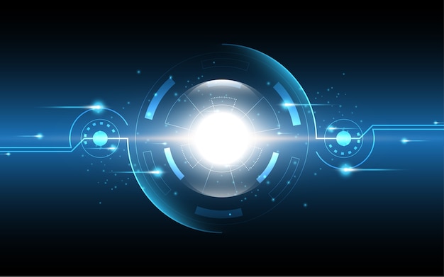 abstract technology background hi-tech communication concept