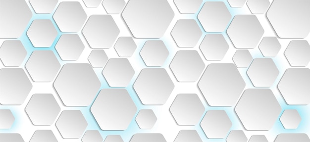 Abstract Technology hexagon background
