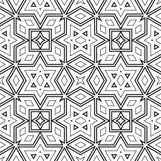 Abstract thin line seamless pattern. Linear ornamental geometric background. Wrapping paper.