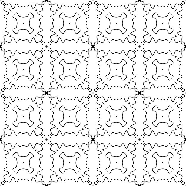 Abstract thin line seamless pattern. Linear ornamental geometric background. Wrapping paper.