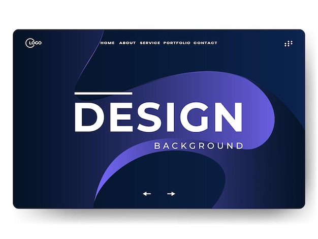 Abstract trendy gradient background vector background