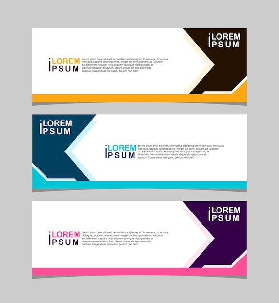 Abstract vector design banner web template banner design eps 10