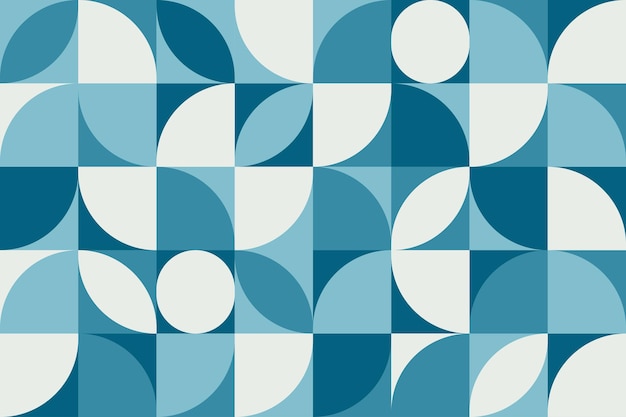 Abstract vector geometric pattern in bauhaus style