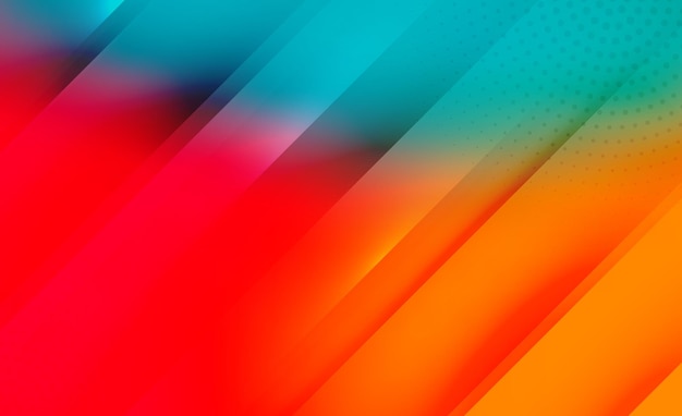 Abstract Vivid Gradient Colors in Vector Format for Design Projects