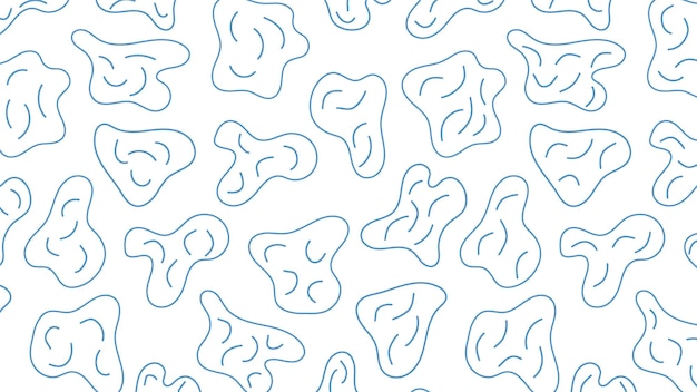 Abstract wavy shape pattern vector illustration
