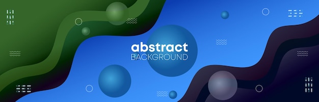 Abstract website banner background for digital marketing and branding Social media promotion banner
