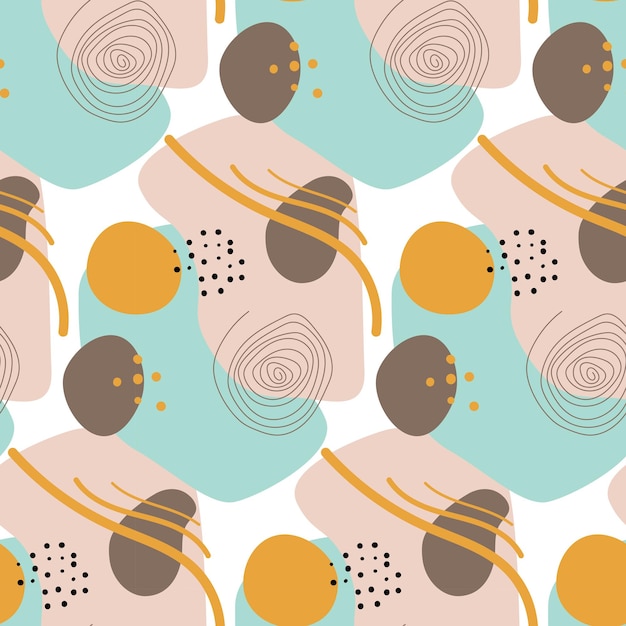 Abstrakt bakgrunn i pastellfarget Memphis-stil