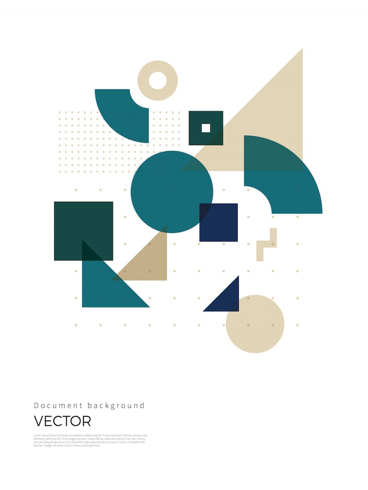 Vektor abstrakt geometrisk bakgrunnsdesign
