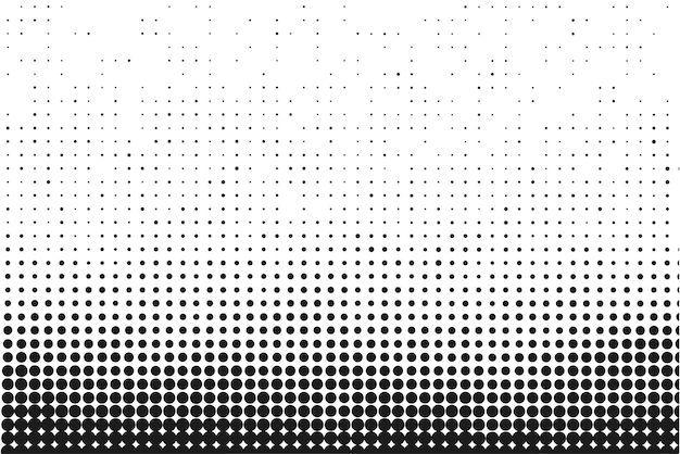 Abstrakt gradient halftone-prikker bakgrunn Pop art mal tekstur Vektor illustrasjon