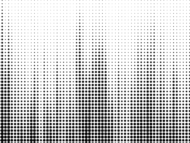 Abstrakt gradient halftone-prikker bakgrunn Pop art mal tekstur Vektor illustrasjon