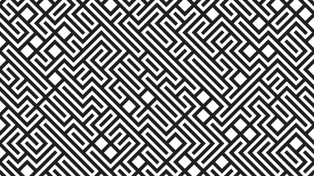 Abstrakt sømløst geometrisk formlinjemønsterdesign bakgrunn