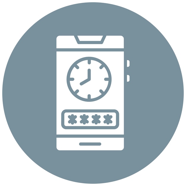 Access Time Vector Illustration Style