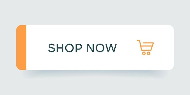 Add to cart, shop now buttons. Online shopping icons for UI UX website, mobile app.