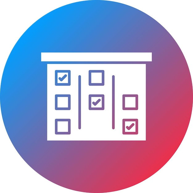 agile board icon vector image can be used for project management