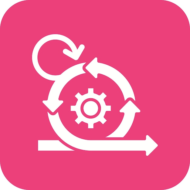 agile development icon vector image can be used for agile