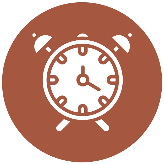 Alarm Vector Icon Design Illustration
