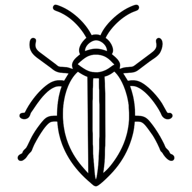 american cockroach icon outline