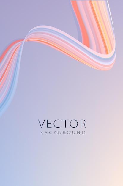 an abstract vector background featuring beautifully flowing colorful waves in design
