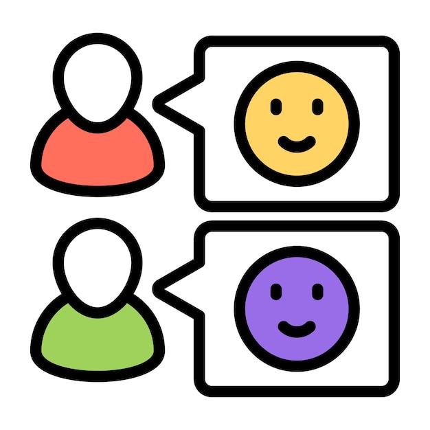 An icon design of customer feedback