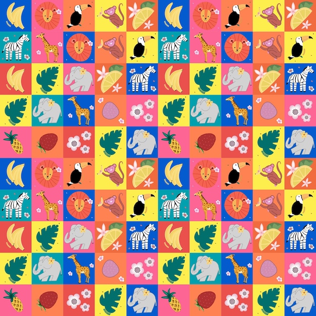 animals colorful childrens children colorful background childrens fashion