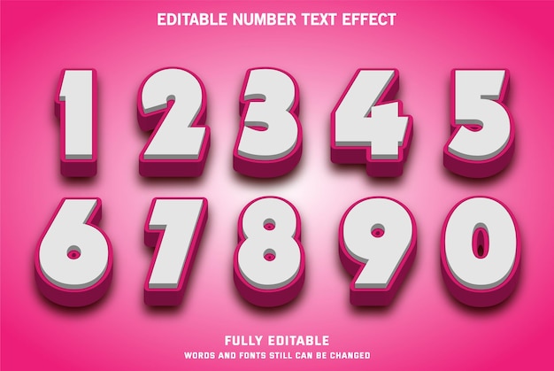 Anniversary celebration birthday celebration festival holiday realistic number text effect