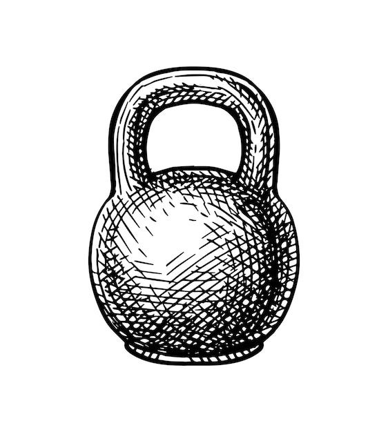 Antique weight ink sketches