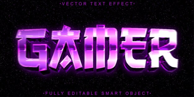 arcade pixel game colorful vector fully editable smart object text effect