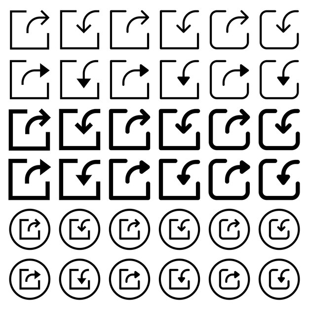 Arrow icon for download upload access and add and subtraction