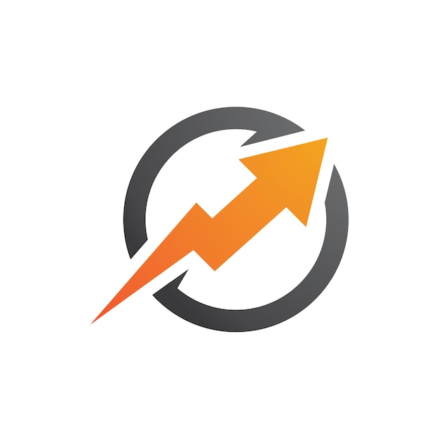 Arrow illustration logo icon