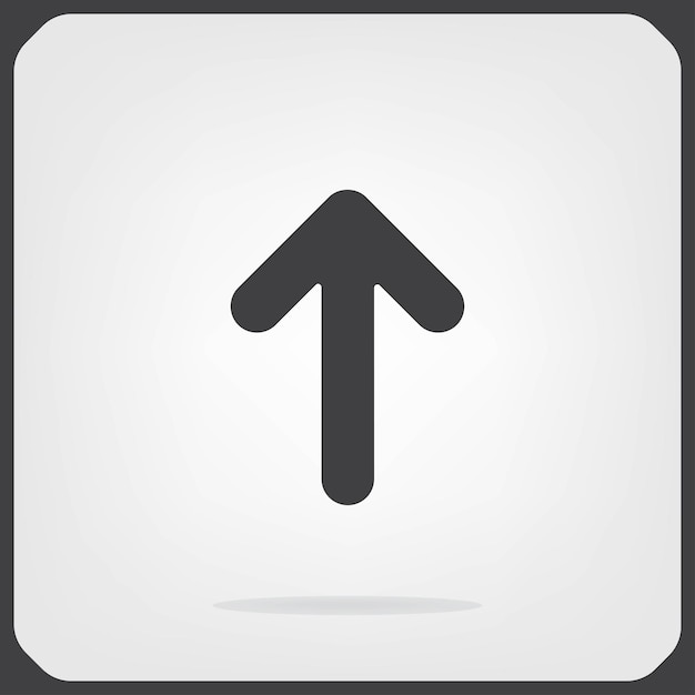 Arrows symbol Vector illustration on gray background Eps 10