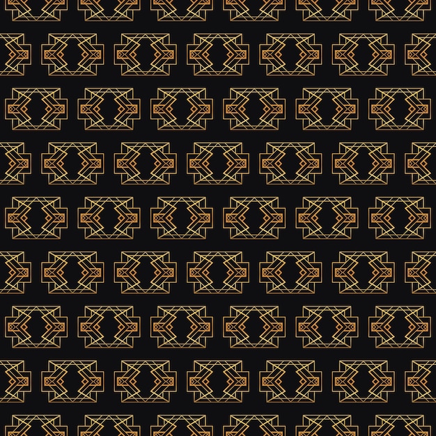 art deco pattern vector