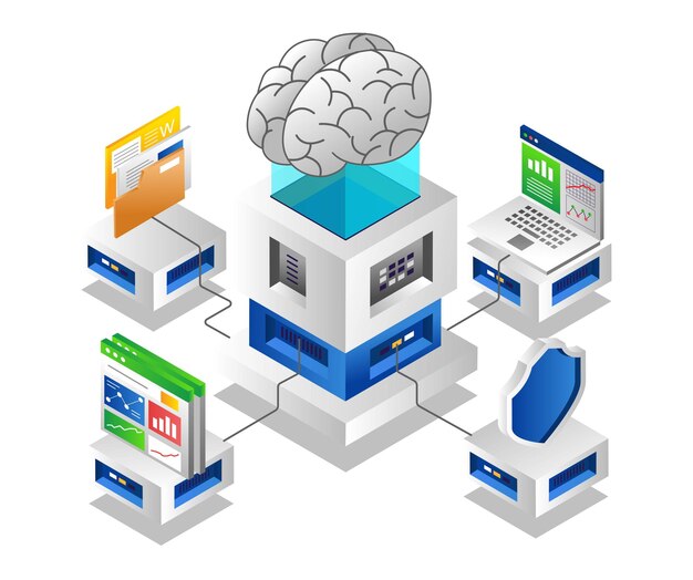 Artificial intelligence cloud server network
